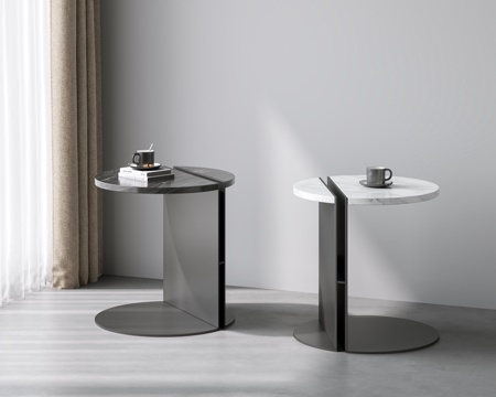 Modern Side Table Corner Table Italian Round Table Side Table Affordable Luxury Style Corner Table Corner Table Coffee Table