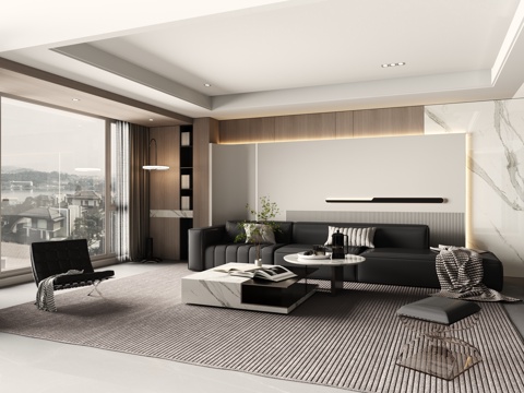 Modern Affordable Luxury Style Living Room