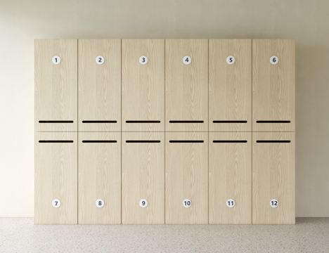 Modern Storage Cabinet Birch Board Storage Cabinet