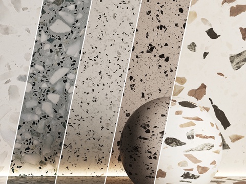 Milk white terrazzo terrazzo combination terrazzo floor tile terrazzo wall tile terrazzo rock slab