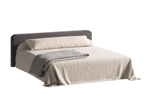 Silent cream double bed