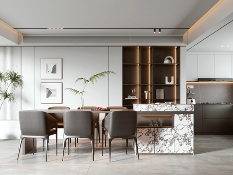 Modern Affordable Luxury Style DiningRoom