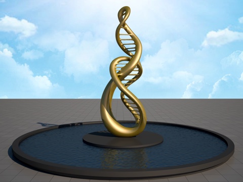 Life Science Gene Sculpture