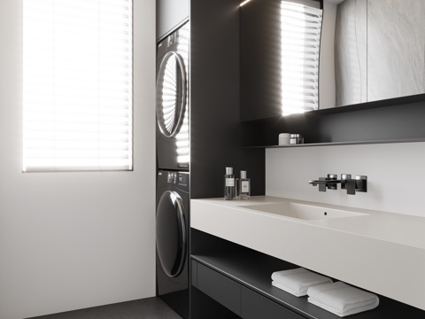 Modern black and white gray toilet