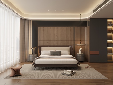 Modern Premium Grey Bedroom