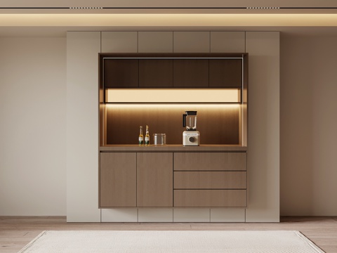 Modern Minimalist Wine Cabinet Sideboard