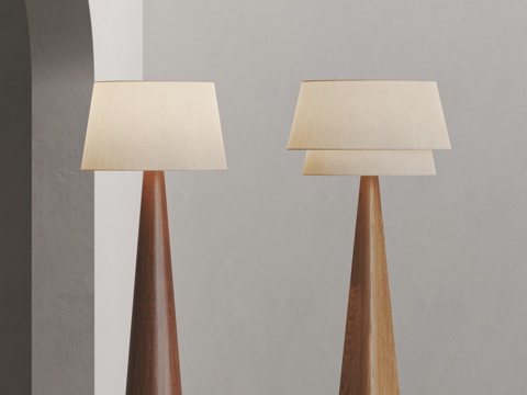 Modern Floor Lamp Combination Floor Lamp Solid Wood Floor Lamp Fabric Floor Lamp Antique Style