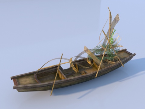 New Chinese Wooden Boat Crafts