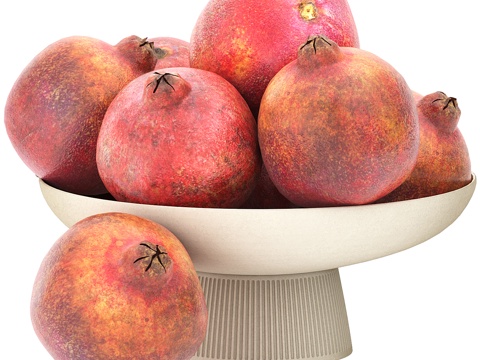 Neo-Chinese Style Pomegranate Fruit Plate