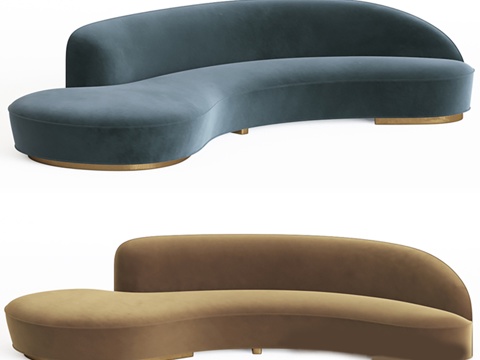 Sofa Multiplayer Sofa Curved Sofa