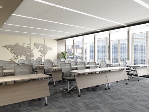 Modern Training Room Reception Room Multifunctional Classroom