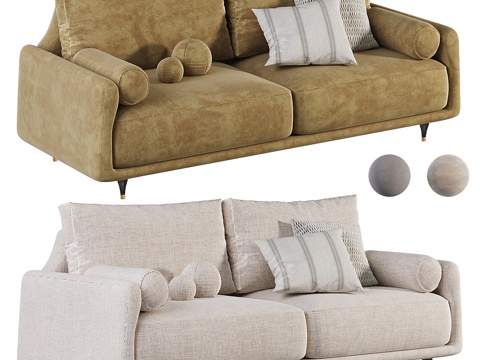 Modern Cream Style Elliot Casual Sofa