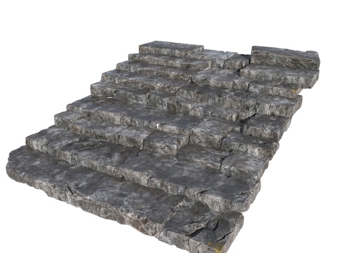 Green Slab Steps Park Steps Old Slab Steps Country Stone Steps Natural Slab Steps