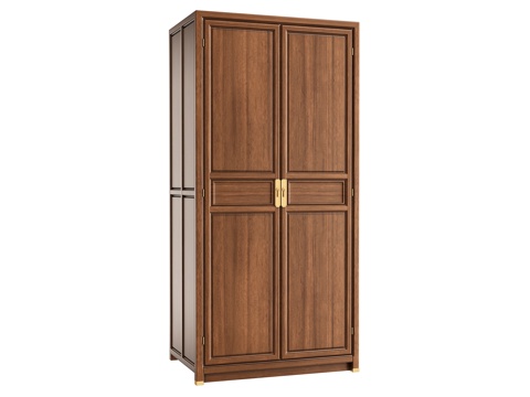 New Chinese-style two-door wardrobe