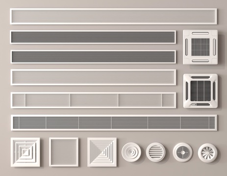 Air conditioning air outlet claw type air outlet round air outlet invisible air outlet