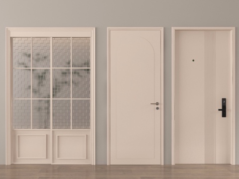 Single door double door kitchen and bathroom door balcony door bedroom door