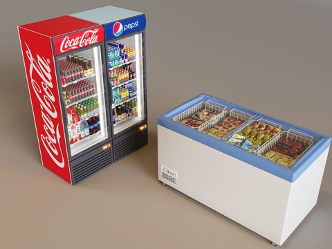 Refrigerator Freezer Freezer Beverage Freezer Fresh-keeping Cabinet Ice-cream Cabinet