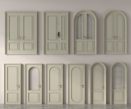 Single door double door bedroom door kitchen and bathroom door arched door