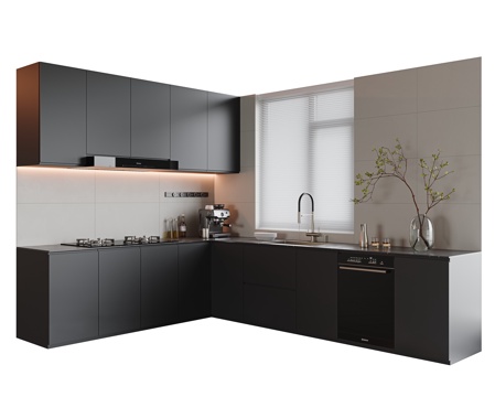 Modern Kitchen Cabinet Kitchen Hanging Cabinet Kitchen Floor Cabinet L-shaped Kitchen Kitchen Appliances Kitchen Pendulum