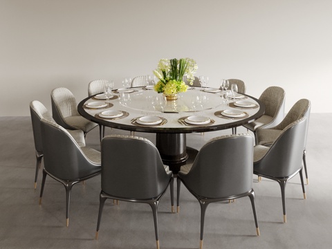 Dining Table and Chair Living&Dining Room Tea Table and Chair Dining Table and Chair Wine Table and Chair Table and Chair Combination Round Wine Table