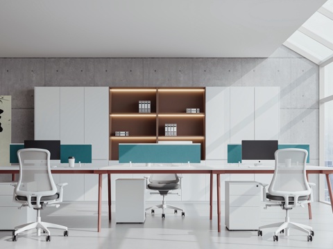 Modern open office area