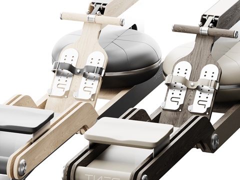 modern fitness equipment rowing machine