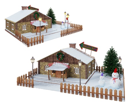 Modern Christmas House Christmas Tree Christmas Cabin Christmas House Architecture Christmas Snow Snowman Dress