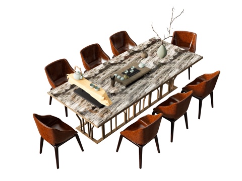 Dining Table and Chair Dining Chair Lounge Chair Dining Table Decoration Banquet Table and Chair