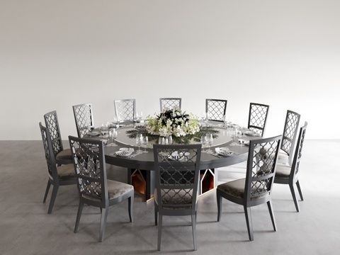 Dining Table and Chair Living&Dining Room Tea Table and Chair Dining Table and Chair Wine Table and Chair Table and Chair Combination Round Wine Table