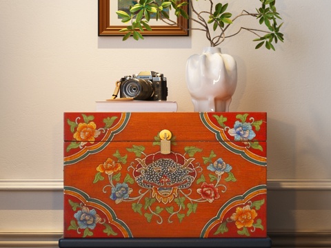 Bedside Cabinet Chinese Style Bedside Cabinet Neo-Chinese Style Bedside Cabinet