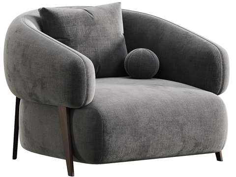 Modern Italian Affordable Luxury Style Fort Armchair