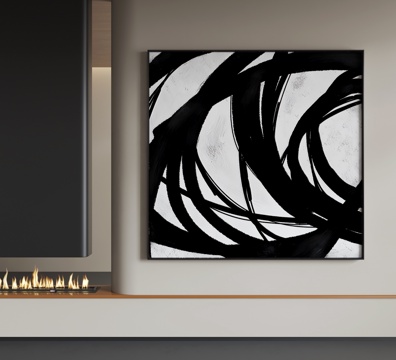 Modern Abstract Hanging Painting Modern Minimalist Hanging Painting Modern Italian Hanging Painting Modern Affordable Luxury Style Hanging