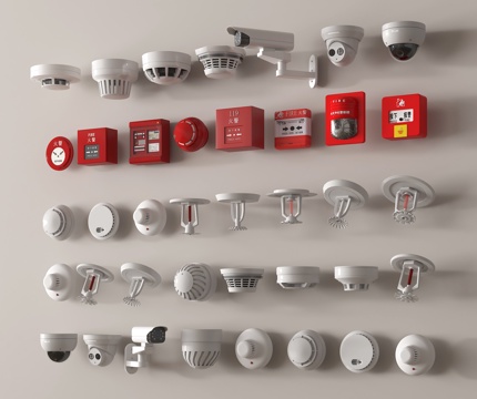 Fire alarm surveillance camera smoke alarm surveillance