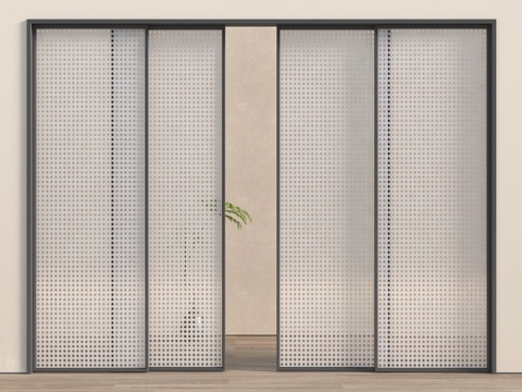 Modern sliding door