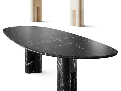 Modern Italian Affordable Luxury Style Dining Table