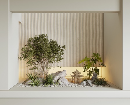 Modern indoor plant landscape