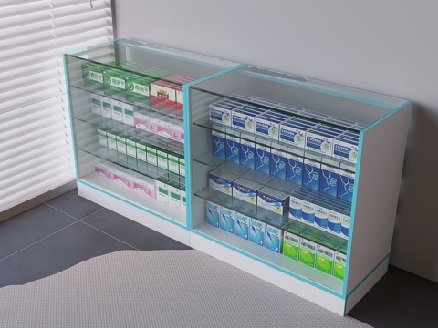 Pharmacy Drug Cabinet Display Cabinet Drug Display Cabinet Shelf