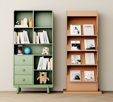 Modern Bookcase Magazine Bookshelf