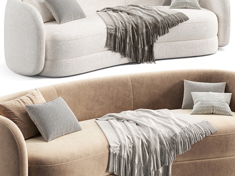 Modern Creamy Blaine Sofa