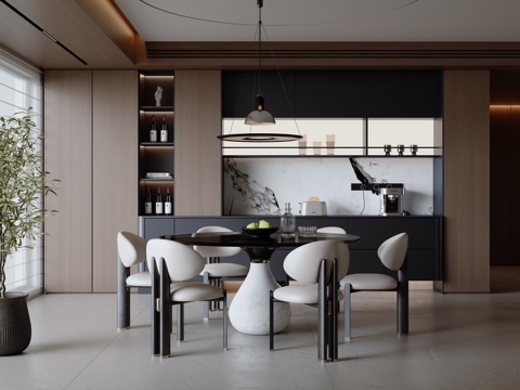 Modern Minimalist Italian DiningRoom