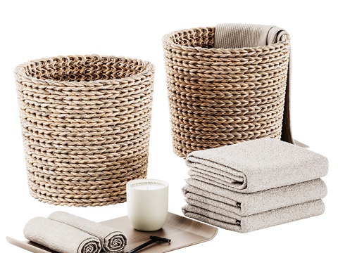 New Chinese Laundry Basket Storage Basket Wicker Basket