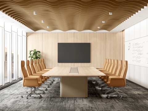 Modern Conference Room Training Room Video Conference Room