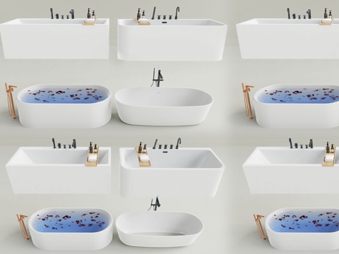 Modern Bathtub Combination Round Bathtub Rectangular Bathtub Oval Bathtub Villa Bathtub Bath