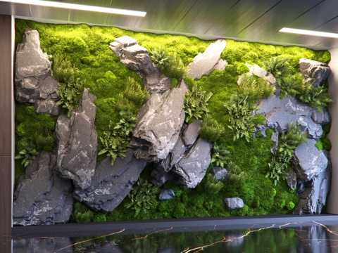 Modern Interior Wall Landscape