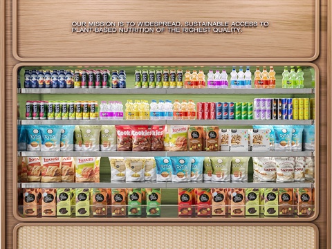 Supermarket Container Display Cabinet