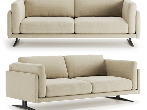 Modern Simple Double Sofa Double Sofa Simple Double Sofa Living Room Sofa