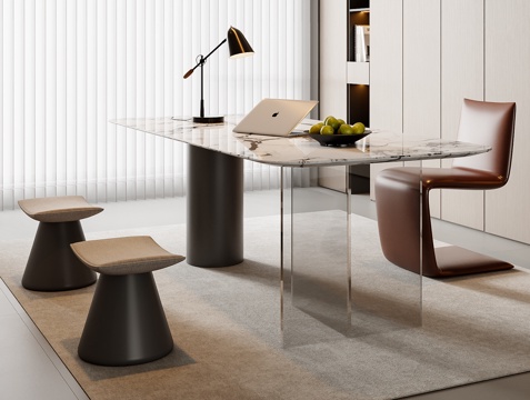 Italian desk and chair combination