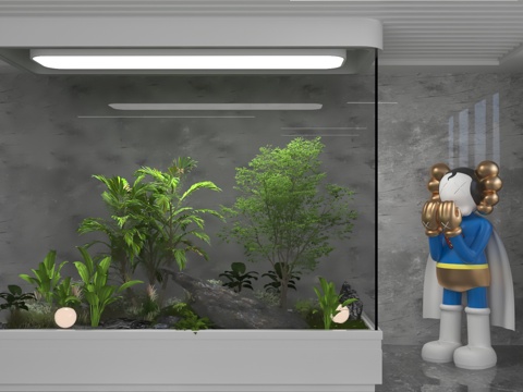 Modern plant cabinet