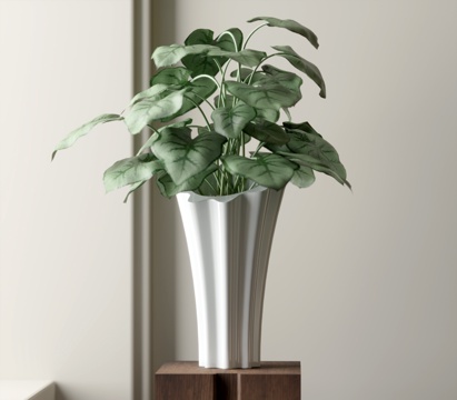 Modern Green Plant Potted Plant