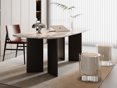 Italian desk and chair combination